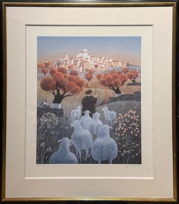 Jean Pierre Lorand imzalı tablo — 60×50 cm, 8.000 TL müzayede satışı
