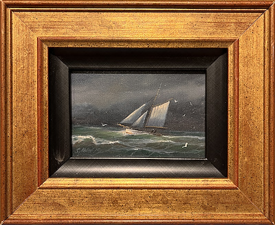 Sergey Koval imzalı tablo — Yağlı Boya, 10×15 cm, 11.000 TL müzayede satışı