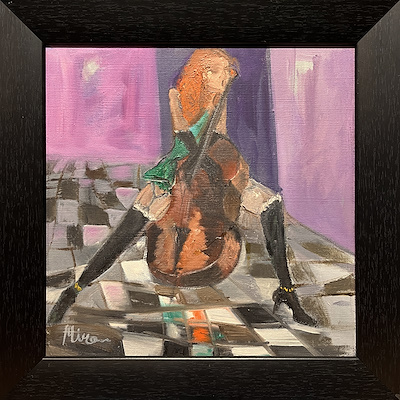 Mira Koldaş imzalı tablo — Yağlı Boya, 34×34 cm, 3.250 TL müzayede satışı
