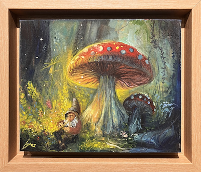 İynes Eyüp imzalı tablo — Yağlı Boya, 20×25 cm, 3.000 TL müzayede satışı
