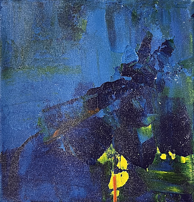 Pınar Akbaba imzalı tablo — Yağlı Boya, 20×20 cm, 3.000 TL müzayede satışı