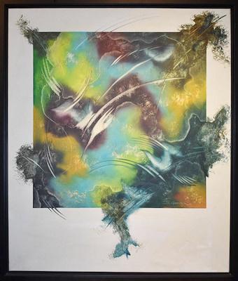 Spyros Georgas imzalı tablo — Yağlı Boya, 135×115 cm, 45.000 TL müzayede satışı