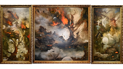 Selim Güventürk imzalı tablo — Yağlı Boya, 120×60 cm, 120.000 TL müzayede satışı