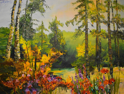 Hikmet Çetinkaya imzalı tablo — Akrilik Boya, 140×185 cm, 80.000 TL müzayede satışı