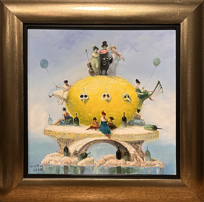 Giorgi Melikidze imzalı tablo — Yağlı Boya, 40×40 cm, 47.500 TL müzayede satışı
