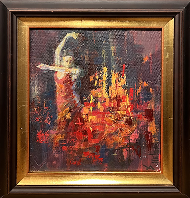 Alexsandr Uglov imzalı tablo — Yağlı Boya, 30×25 cm, 10.000 TL müzayede satışı