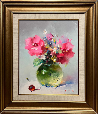 Aziz Sulaymanov imzalı tablo — Yağlı Boya, 50×40 cm, 16.000 TL müzayede satışı