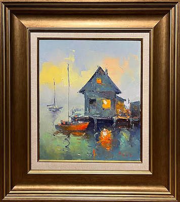 Aziz Sulaymanov imzalı tablo — Yağlı Boya, 35×30 cm, 8.000 TL müzayede satışı