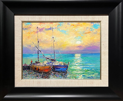 Sergey Rybak imzalı tablo — Yağlı Boya, 30×40 cm, 15.000 TL müzayede satışı