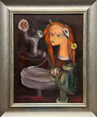 Erhan Hökelek imzalı tablo — Yağlı Boya, 45×35 cm, 5.000 TL müzayede satışı