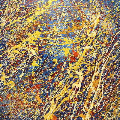 Şehriyar Cem imzalı tablo — Akrilik Boya, 80×80 cm, 18.000 TL müzayede satışı