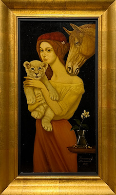 Aleksandr Melnikov imzalı tablo — Yağlı Boya, 60×30 cm, 55.000 TL müzayede satışı