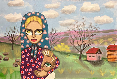 Zuhal Neccar imzalı tablo — Akrilik Boya, 40×60 cm, 3.250 TL müzayede satışı