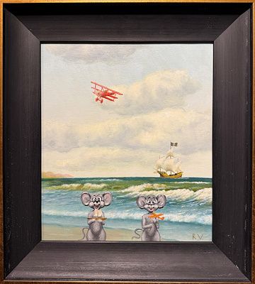 Victor Rybachuk imzalı tablo — Yağlı Boya, 35×30 cm, 3.000 TL müzayede satışı