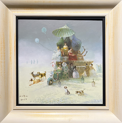 Giorgi Melikidze imzalı tablo — Yağlı Boya, 40×40 cm, 60.000 TL müzayede satışı