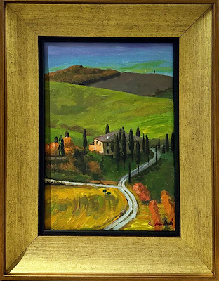 Alfred Mirashi Milot imzalı tablo — Yağlı Boya, 35×25 cm, 13.000 TL müzayede satışı