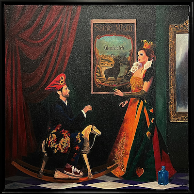 Nazım Mammadov imzalı tablo — Yağlı Boya, 90×90 cm, 30.000 TL müzayede satışı