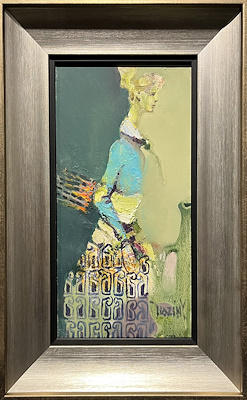 Nazım Yunusov imzalı tablo — Yağlı Boya, 40×20 cm, 7.500 TL müzayede satışı