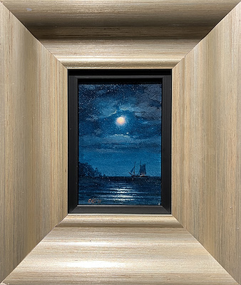 Sergey Koval imzalı tablo — Yağlı Boya, 14×9 cm, 15.000 TL müzayede satışı