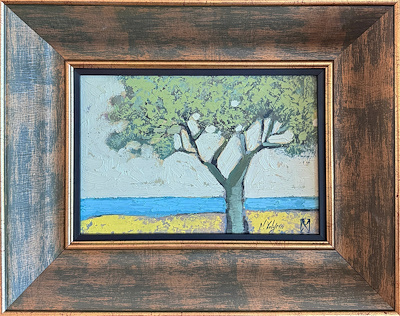 Nazrın Khalafavo imzalı tablo — Yağlı Boya, 20×30 cm, 2.000 TL müzayede satışı