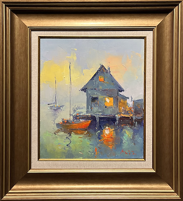 Aziz Sulaymanov imzalı tablo — Yağlı Boya, 35×30 cm, 6.500 TL müzayede satışı