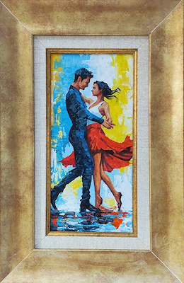 Hunor Jabraılov imzalı tablo — Yağlı Boya, 24×11 cm, 6.000 TL müzayede satışı