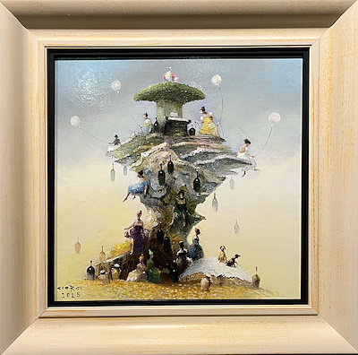 Giorgi Melikidze imzalı tablo — Yağlı Boya, 40×40 cm, 35.000 TL müzayede satışı