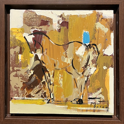 Özlem Coşkun imzalı tablo — Akrilik Boya, 30×30 cm, 2.000 TL müzayede satışı