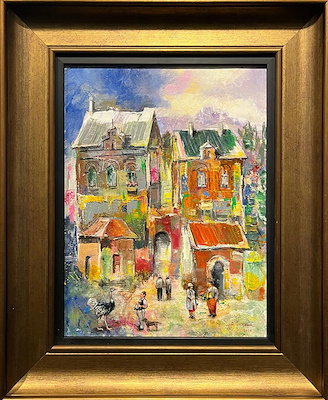 David Sanaia imzalı tablo — Yağlı Boya, 40×30 cm, 8.000 TL müzayede satışı