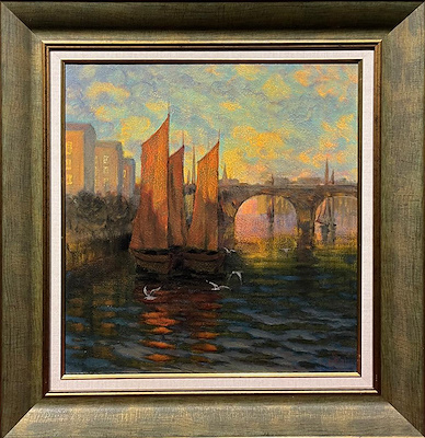 Victor Shevchenko imzalı tablo — Yağlı Boya, 55×50 cm, 15.000 TL müzayede satışı