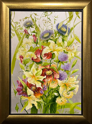 Tamila Arishvili imzalı tablo — Yağlı Boya, 69×49 cm, 30.000 TL müzayede satışı