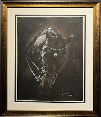 Mihail Lipovschii imzalı tablo — Pastel Boya, 60×47 cm, 8.500 TL müzayede satışı