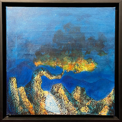 Abdulaziz Demir imzalı tablo — Akrilik Boya, 50×50 cm, 5.000 TL müzayede satışı