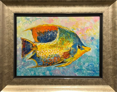 David Sanaia imzalı tablo — Yağlı Boya, 29×39 cm, 8.500 TL müzayede satışı