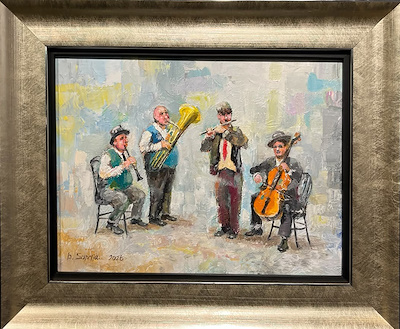 David Sanaia imzalı tablo — Yağlı Boya, 30×40 cm, 7.500 TL müzayede satışı