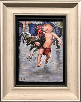 Namık Salamov imzalı tablo — Yağlı Boya, 20×15 cm, 2.250 TL müzayede satışı