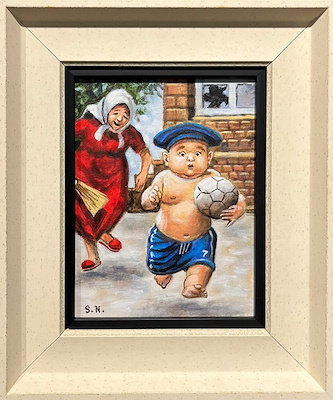 Namık Salamov imzalı tablo — Yağlı Boya, 20×15 cm, 2.250 TL müzayede satışı
