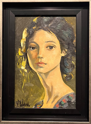 Nazrın Khalafova imzalı tablo — Yağlı Boya, 30×20 cm, 2.750 TL müzayede satışı