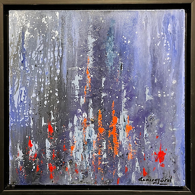 Demir Gürel imzalı tablo — Yağlı Boya, 50×50 cm, 3.500 TL müzayede satışı