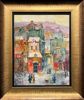 David Sanaia imzalı tablo — Yağlı Boya, 40×30 cm, 16.000 TL müzayede satışı