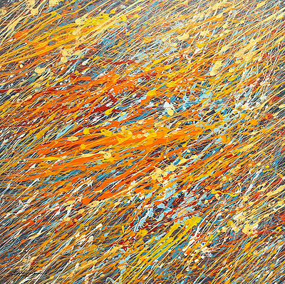 Şehriyar Cem imzalı tablo — Akrilik Boya, 60×60 cm, 14.000 TL müzayede satışı