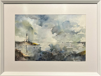 Fikriye Atik Güneş imzalı tablo — Sulu Boya, 30×43 cm, 2.000 TL müzayede satışı