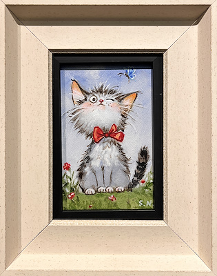 Namık Salamov imzalı tablo — Yağlı Boya, 15×10 cm, 2.500 TL müzayede satışı