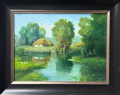 Sender Petr imzalı tablo — Yağlı Boya, 30×40 cm, 6.000 TL müzayede satışı