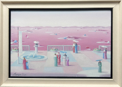 Vladimir Melnyk imzalı tablo — Yağlı Boya, 42×62 cm, 14.000 TL müzayede satışı