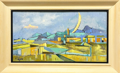 Nazrın Khalafova imzalı tablo — Yağlı Boya, 35×60 cm, 22.500 TL müzayede satışı
