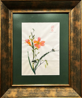 Neşe Üçer imzalı tablo — 35×25 cm, 2.250 TL müzayede satışı