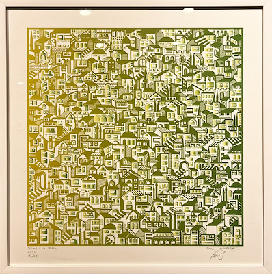 Anna Saifulina imzalı tablo — Baskı, 60×60 cm, 5.500 TL müzayede satışı