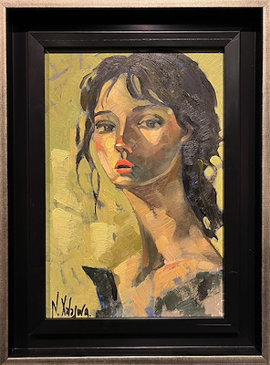 Nazrın Khalafova imzalı tablo — Yağlı Boya, 30×20 cm, 2.250 TL müzayede satışı