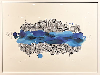 Anna Saifulina imzalı tablo — Baskı, 60×80 cm, 5.500 TL müzayede satışı